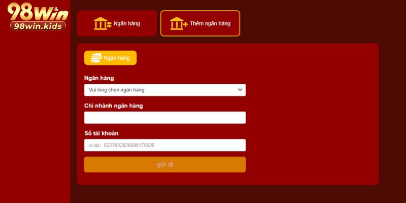 Rút Tiền 98win - 3 Bước Để Chuyển Thưởng Về Ngân Hàng Rút Tiền 98win - 3 Bước Để Chuyển Thưởng Về Ngân Hàng