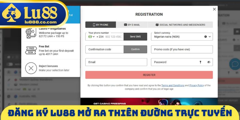 Đăng Ký LU88 - Hướng Dẫn Mở Tài Khoản Nhanh Gọn 2026