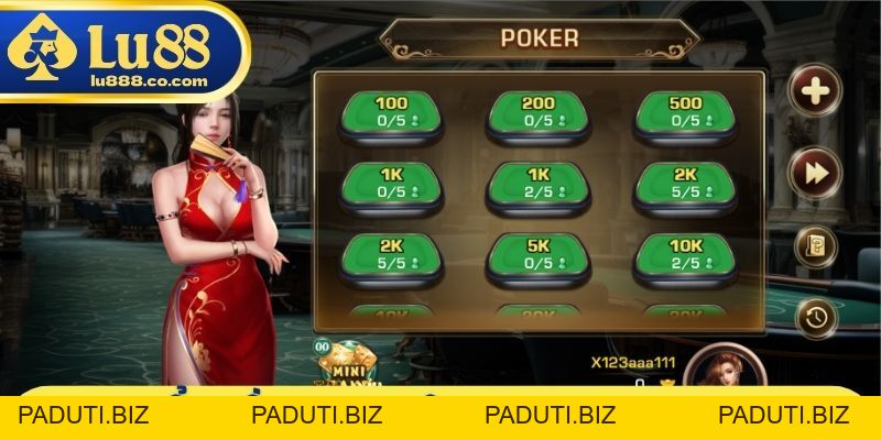 Mini Poker LU88 - Luật Chơi Chính Xác Cần Tìm Hiểu Kỹ Càng