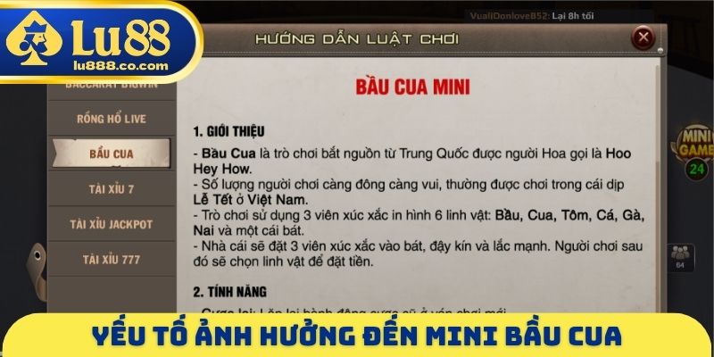 Mini Bầu Cua LU88 - Cửa Cược Tối Ưu Để Trải Nghiệm Mỗi Ngày
